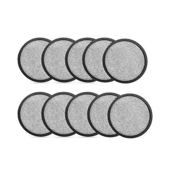 Ersättningsfilter för kaffemaskin, kolfilterdisk, 10-pack