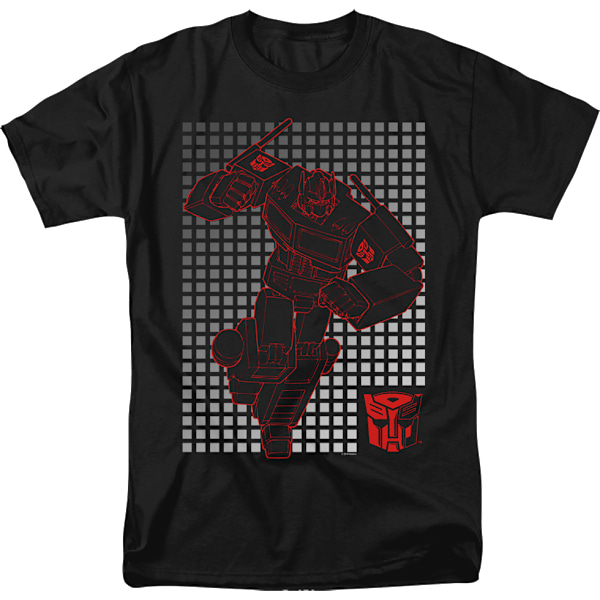 Optimus Prime Grid Transformers T-shirt M