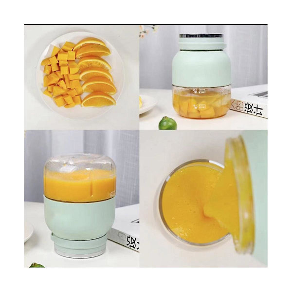 2 i 1 bærbar elektrisk blender appelsinjuice kop juicer frugtpresser sportsjuicer flaske smo