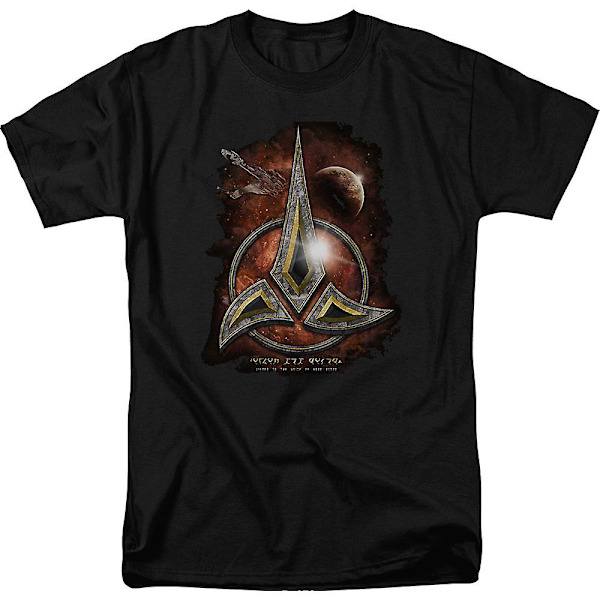 Klingon Crest Star Trek The Next Generation T-skjorte M