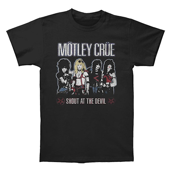 Motley Crue Shout At The Devil Svart T-shirt M