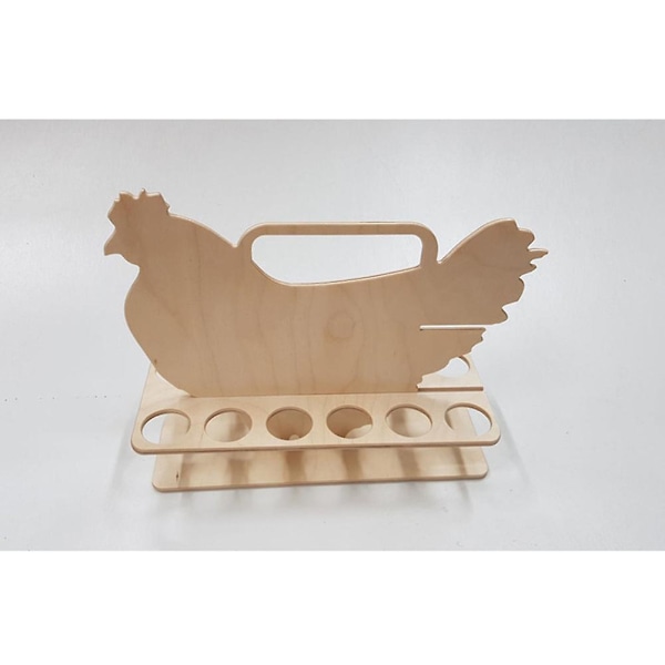 Egg Oppbevaringsboks Tre Eggbrett Stativ Oppbevaringsboks Egg Holder