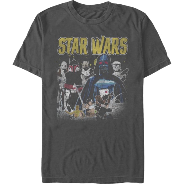 The Empire Strikes Back Collage Star Wars T-shirt M