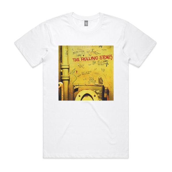 Rolling Stones Beggars Bankett Album Cover T-Shirt Vit XXXL