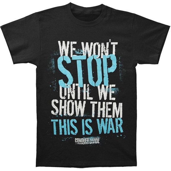 Conquer Divide This Is War T-shirt XXXL