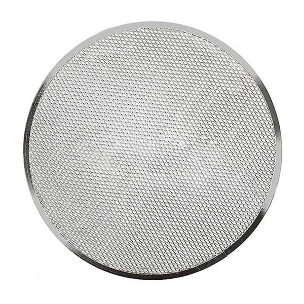 Rund pizzaugn bakplåt, riv nonstick mesh ( 9 tum)