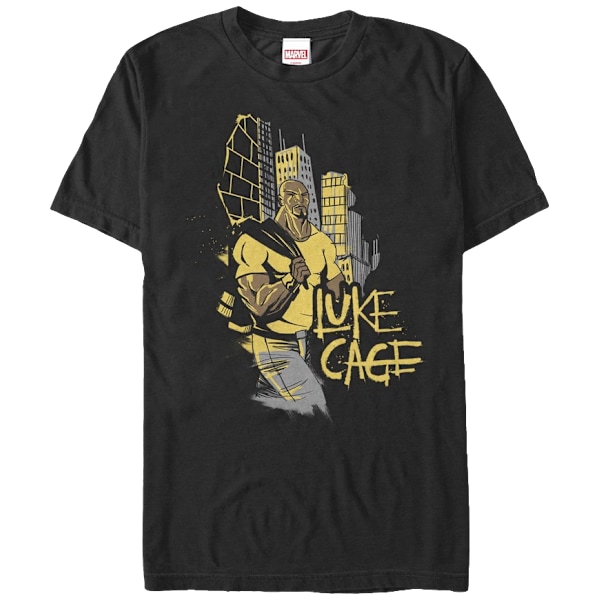 Hero for Hire Sketch Luke Cage T-shirt Ny L