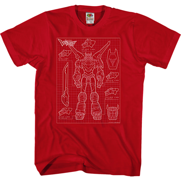 Voltron Schema T-shirt M