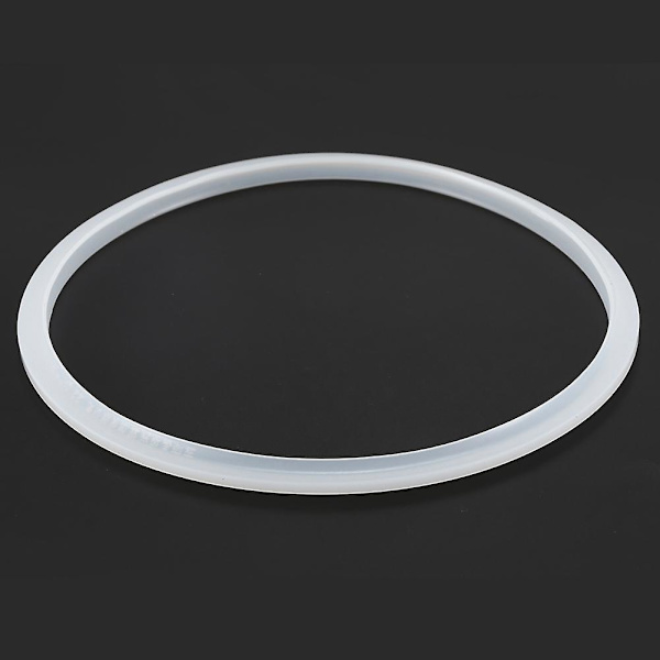 2 st. lufttäta tätningsringar för tryckkokare, innerdiameter 22 cm, vit