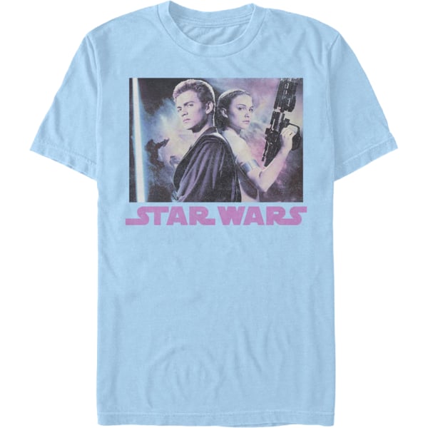 Anakin og Padme Star Wars T-skjorte XL