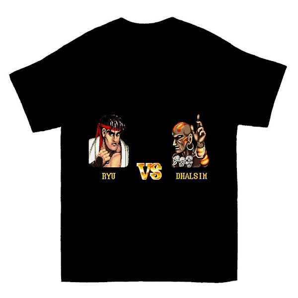 Ryu Vs Dhalsim Kamp T-shirt M