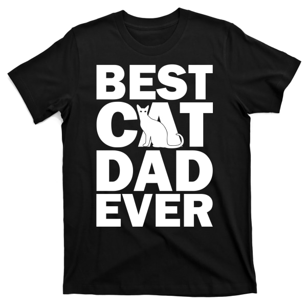 Bästa kattpappa någonsin T-shirt XXXL
