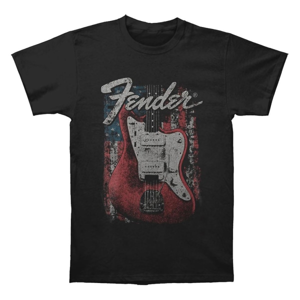 Fender Distressed Gitarr T-shirt L