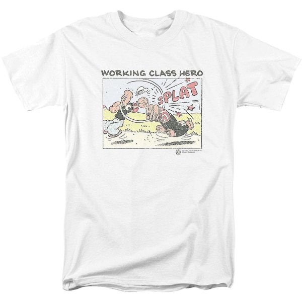 Working Class Hero Popeye T-skjorte S