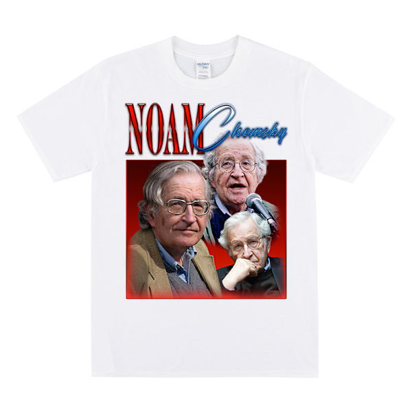 NOAM CHOMSKY Hyldest T-shirt White L
