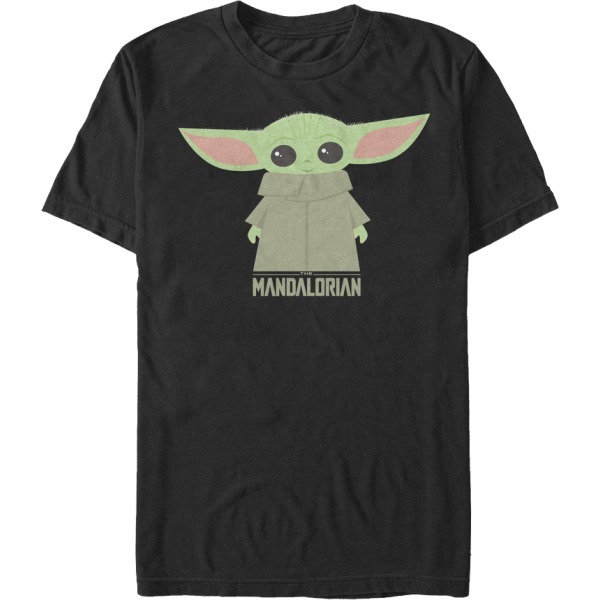 The Child Illustration Star Wars The Mandalorian T-shirt XL