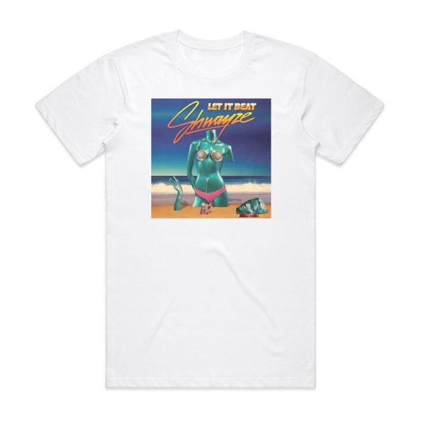 Shwayze Let It Beat Album Cover T-shirt Vit S