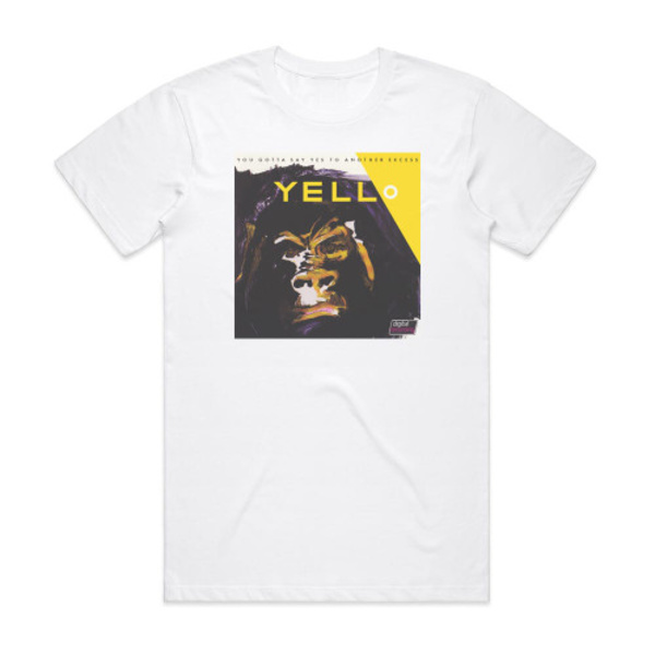 Yello You Gotta Say Yes To Another Excess 1 Album Cover T-shirt Vit XXXL
