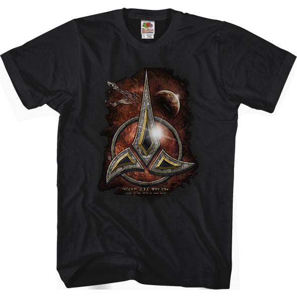 Klingon Crest Star Trek The Next Generation T-shirt L