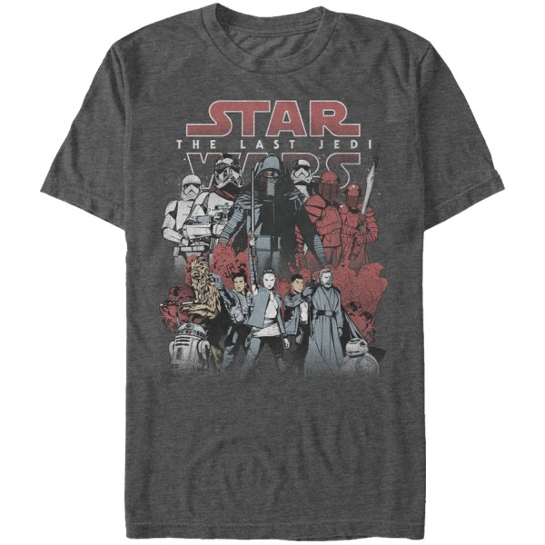 Godt og Ondt Star Wars The Last Jedi T-skjorte XXL