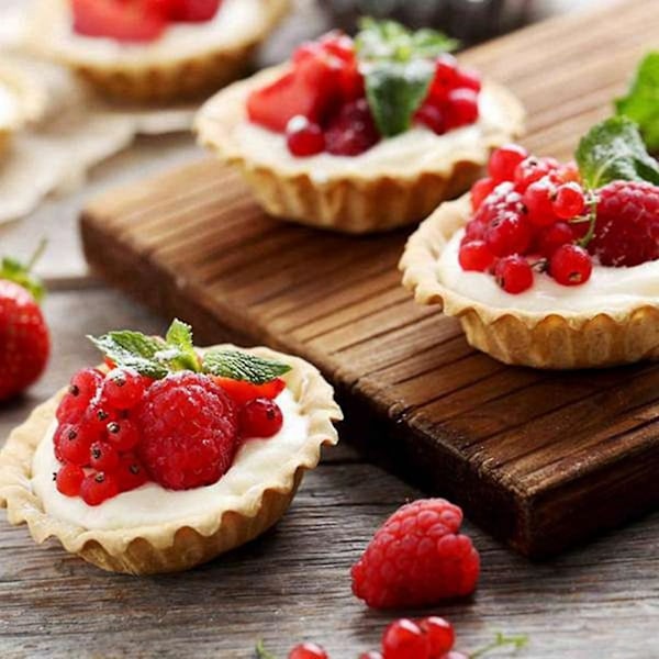 13 Tartti-muottia, 3 tuuman mini-piirakkavuoat irrotettavalla pohjalla, cupcake-kakku-muffin-muottipelti Bucky