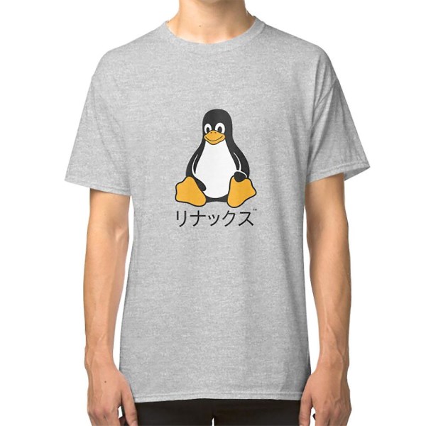 Japansk Tux T-shirt white L