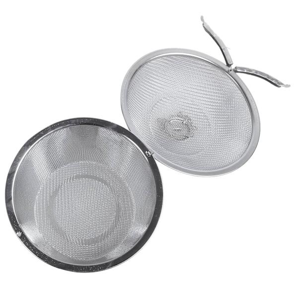 2X Extra Stort Rostfritt Stål Twist Lock Nät Teboll Teinfuser med Hängkedja