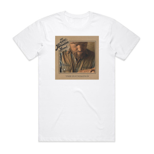 Zac Brown Band The Foundation Album Cover T-shirt Vit M