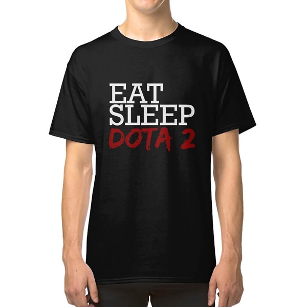Ät sömn Dota 2 T-shirt XXXL