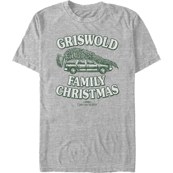 Vintage Griswold Familj Julsemester T-shirt XXL