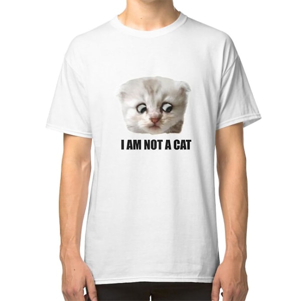 Jeg er ikke en kat T-shirt XXXL