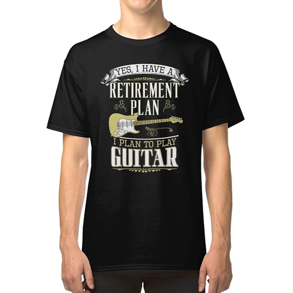 Gitarr - Pensionsplan T-shirt XL