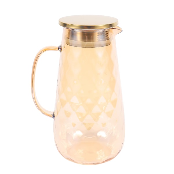 54 oz jääteepannu kannulla, kansi, kuuma ja kylmä vesi, jäätee, viini, kahvi, maito ja