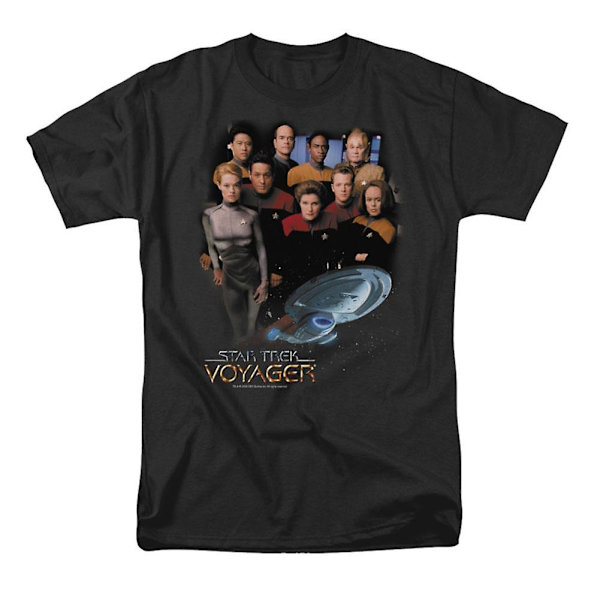 Star Trek Voyager Mannskap T-skjorte M