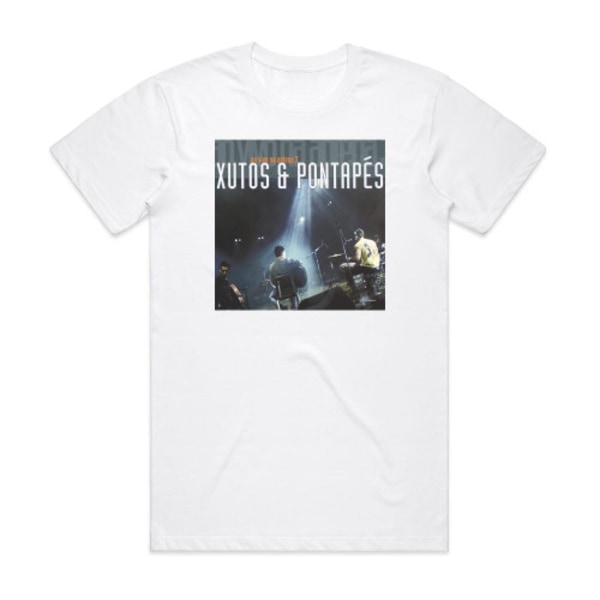 Xutos og Pontapes Ao Vivo Na Antena 3 Album Cover T-shirt Hvid S