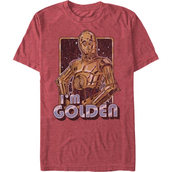 C-3PO I'm Golden Star Wars T-shirt M