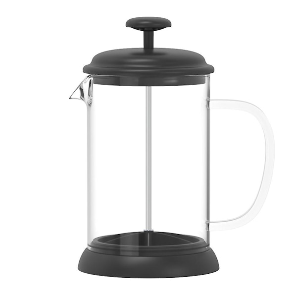 Rostfritt Stål Glas Tekanna Fransk Kaffe Te Perkolator Plunger 800ml Manuell Kaffe