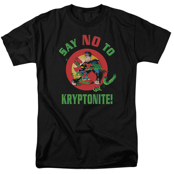 Si nei til kryptonitt Superman T-skjorte M