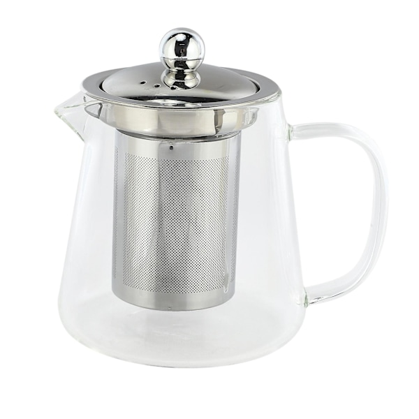 5 Store Tekande i Klar Borosilikatglas med 304 Rustfrit Stål Infusionsfiltre til Opvarmning af Kaffe