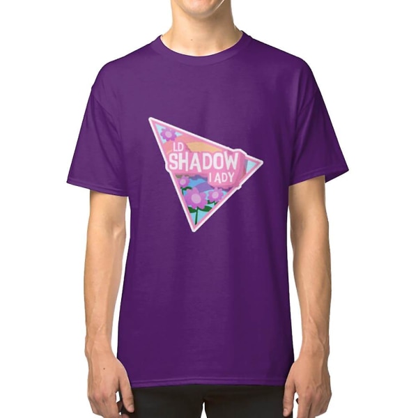 Ldshadowlady blommor T-shirt purple