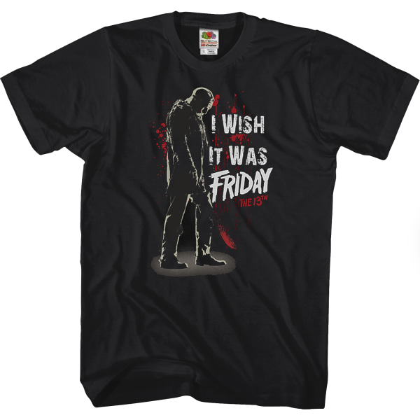 Wish It Was Friday the 13th T-Shirt XXXL