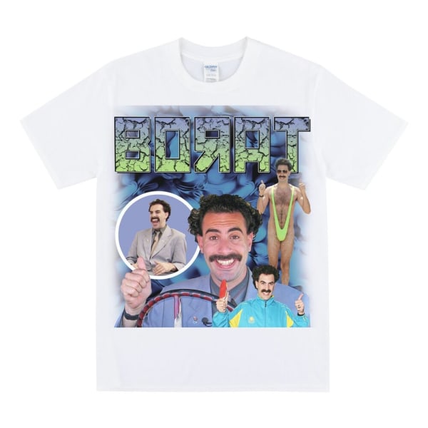 BORAT Tribute T-shirt White S