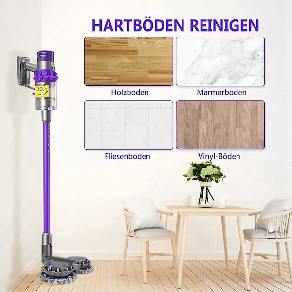 V12 Digital Slim, V10 Slim Langattoman Imurin Vaihto-osat Sähköinen Mop-Pää