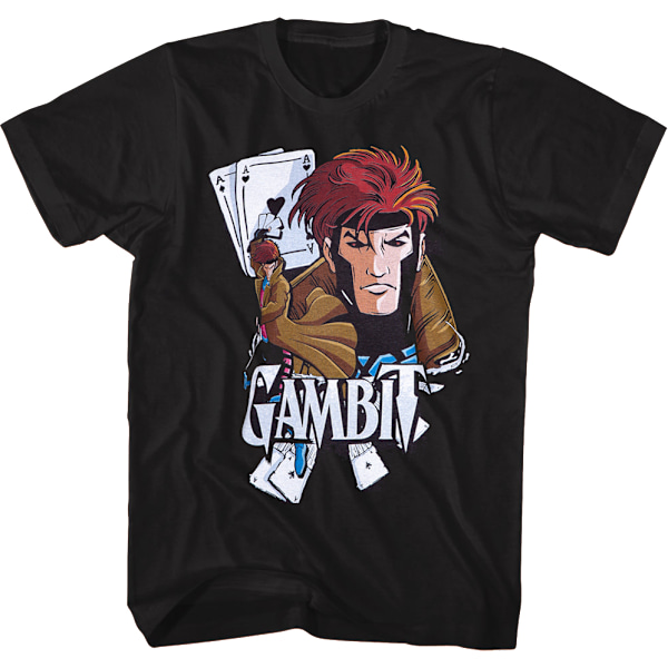 Gambit Feeling Lucky Mænds X-Men Marvel Comics T-Shirt Ny L