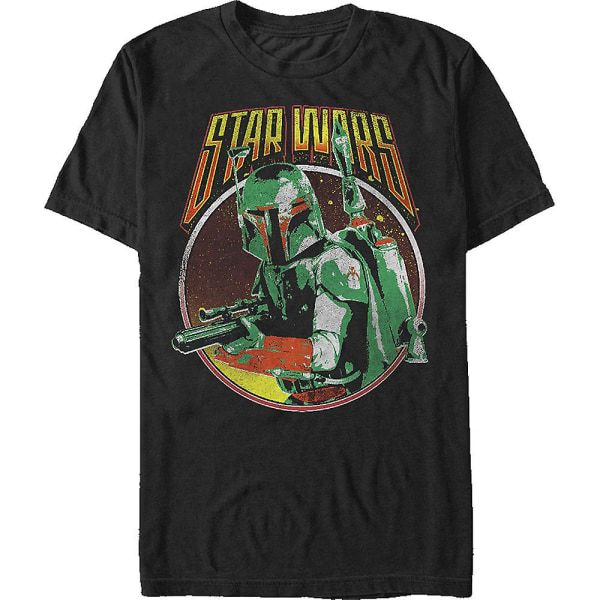 Retro Boba Fett T-paita Tähtien sota -aiheisella kuviolla L