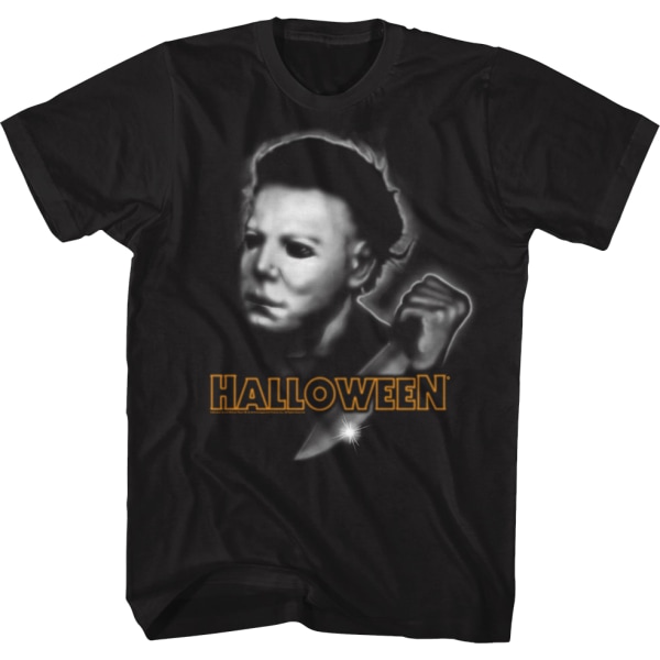 Airbrush Michael Myers Halloween T-shirt L