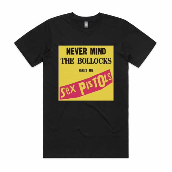 The Sex Pistols Never Mind The Bollocks Here's The Sex Pistols Album Cover T-Shirt Svart L