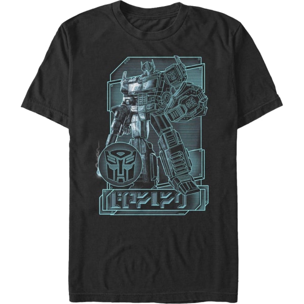 Digital Optimus Prime Transformers T-shirt S