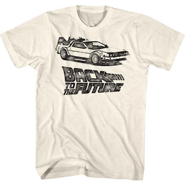 DeLorean Skiss Tillbaka till Framtiden T-shirt M