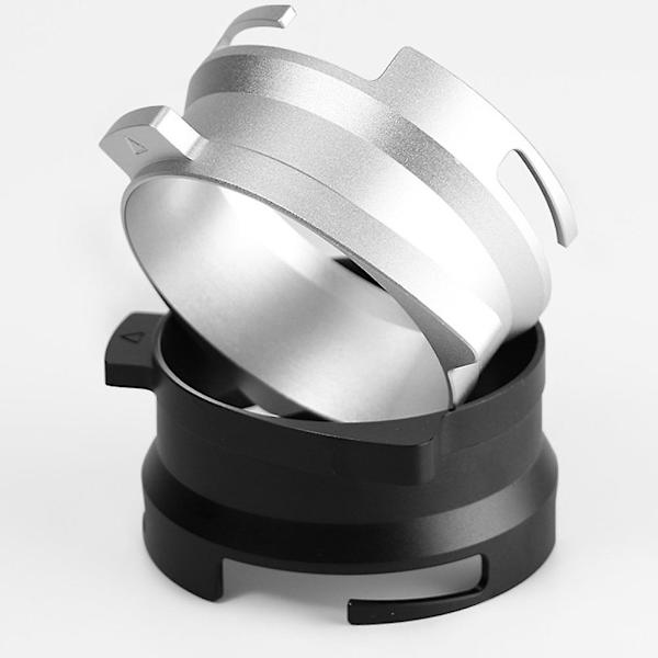 8-serie kaffemaskine kaffegrundmodtager foderringe roterbar aluminiumslegering ring, Bla